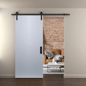 Usa glisanta tip hambar - Barn Door Alb, Da