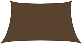 vidaXL Pânză parasolar, maro, 3/4x2 m, HDPE, 160 g/m²