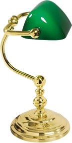Lampa de birou din alama design clasic Small Banker