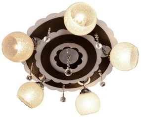 Spot LED ARONA 5xE27/15W/230V negru + LED