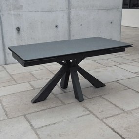MASA DAISY -STICLA CERAMICA CU PICIOR  METALIC - PIATRA NEAGRA
