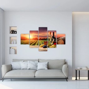 Tablou cu vie și vin (125x70 cm), în 40 de alte dimensiuni noi