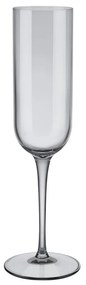 Set 4 pahare pentru șampanie Blomus Mira, 210 ml, gri