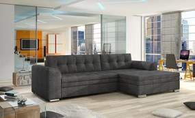 Coltar extensibil, 270x165x80 cm, Conforti R, Eltap (Culoare: Negru, Alb)