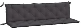 vidaXL Perne bancă de grădină 2 buc., antracit, țesătură oxford