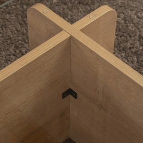 Măsuță de conferință Flavio Honey Oak
