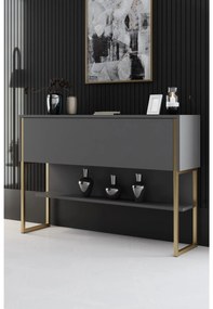 Măsuță consolă Luna 4 (auriu + antracit) . 1102308