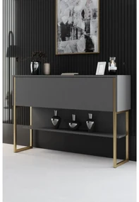 Măsuță consolă Luna 4 (auriu + antracit) . 1102308