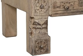 Bufet, natur, din lemn reciclat, sculptat manual,Rigora