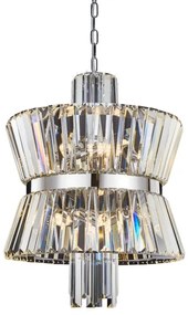 Lustră pe lanț AURELIA 8xE14/40W/230V crom