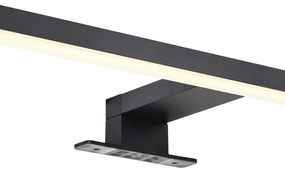 Aplica de perete LED pentru baie IP44 Marlee negru 3000K