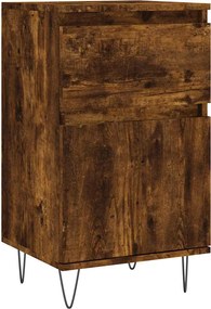vidaXL Servantă, stejar afumat, 40x35x70 cm, lemn prelucrat