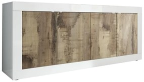 Comodă NERILA albă/maro