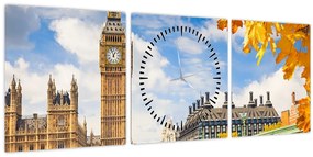 Tablou - Big Ben, Londra (cu ceas) (90x30 cm)