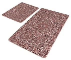 Covorașe de baie maro 2 buc. din catifea 60x100 cm – Mila Home