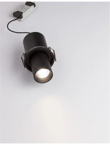 Spot LED incastrabil ajustabil design modern PIN negru