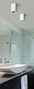 Spot aplicat tavan/plafon stil modern MINI SQUARE alb