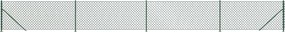 vidaXL Gard plasă de sârmă cu bordură, verde, 1x10 m