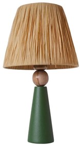 Lampă de masă 1xE27/40W/230V maro/verde