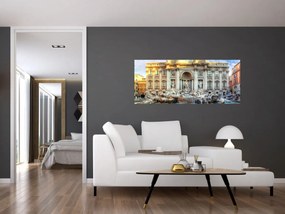 Tablou - Fântâna Trevi (120x50 cm)