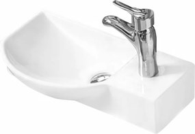 Mexen Hugo chiuvetă pe blat stânga 45 x 24 cm, albă - 21254500L