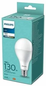 Bec LED Philips E27 A80 19W (130W), lumina calda 3000K, Philips