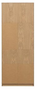Bibliotecă modulară cu aspect de lemn de stejar 77x199 cm Modulair – vtwonen