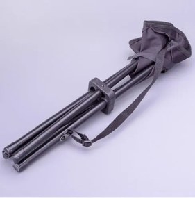 Garthen Scaun pliabil de camping, negru