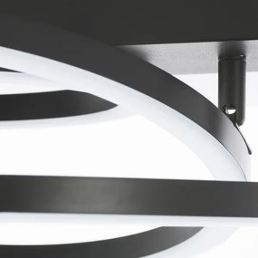 Brilliant - Plafonieră LED dimmabilă PEDLEY LED/36W/230V, neagră