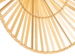 Lampă de perete orientală neagră cu bambus natural - Pua