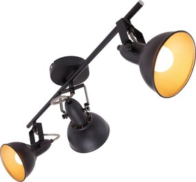 Spot 3x E14, 40W, 230V, negru