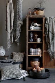 Set 2 suporturi pentru lumânări din fier, cu mâner, Grimaud