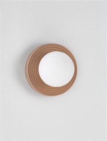 Aplica baie protectie IP44, Portelan, Caramel, ORBIQUE 22cm