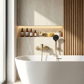 Baterie de cadă PREMIUM REA Vision Brush Gold