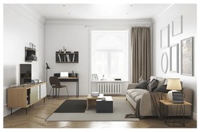 Birou TemaHome Volga Oak, negru