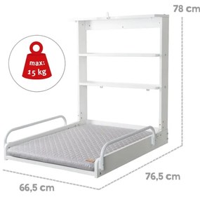 Masă de schimbat scutece suspendată alb Roba style - Roba