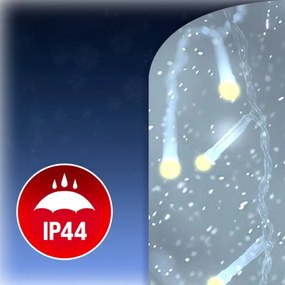 Șir luminos de Crăciun SIMPLE, 60m, alb cald Monzana