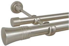Galerie fara inele CAPRI - 25/19 - crom mat (Alege marime: 140 cm)