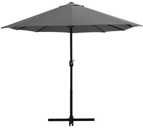 Umbrela de soare cu stalp aluminiu, antracit, 460 x 270 cm Antracit
