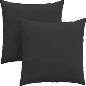 vidaXL Perne pentru canapea 2 pcs Negru 60 x 60 cm țesătură