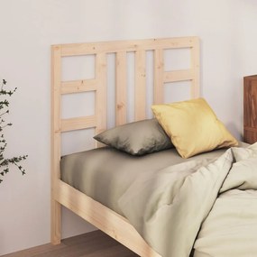 Tablie de pat, 81x4x100 cm, lemn masiv de pin Maro, 81 x 4 x 100 cm, 1