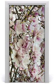 Autocolante pentru usi Wall Decal autocolant flori UȘĂ Magnolia