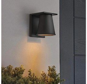 Aplică LED de exterior Hinkley HK-HANS-S-BLK HANS 1xGU10/8W/230V IP44