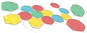 Nanoleaf NL42-6002HX-15PK - Set 15 panouri LED RGB dimabile, 2W, 230V