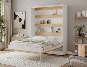 Pat rabatabil Devesto Vertical Wall 160 Artisan Eiche, 160x200 cm – Artisan Eiche