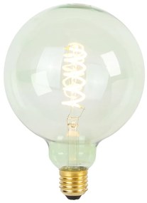 Lampă cu filament spirală LED E27 dimmerabilă G125 verde 4W 180 lm 1800K
