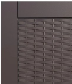 Banca/cutie cu spatiu depozitare cu roti 310 L Rato Maro 119 x 48 x 60 cm