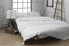 Cuvertură crem din polar, fleece 150x200 cm Pom Pom – Mijolnir