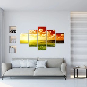 Tablou cu furtuna de vară (125x70 cm), în 40 de alte dimensiuni noi