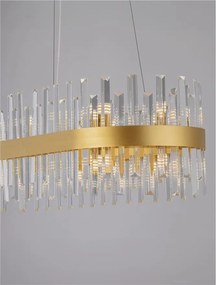 Lustra suspendata eleganta design modern Crown 120x36cm